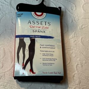 SPANX Assets Red Hot Label High-Waist Tights. Size 6F. New